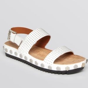 Rebecca Minkoff Talia Too White sandal. Size 7
